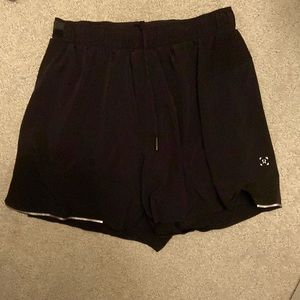 Loulou lemon. Shorts black xs like brand new. Really great shorts